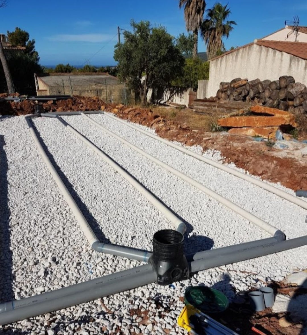 Chantier d'un particulier à la Ciotat ( 13600 ) terrassement
